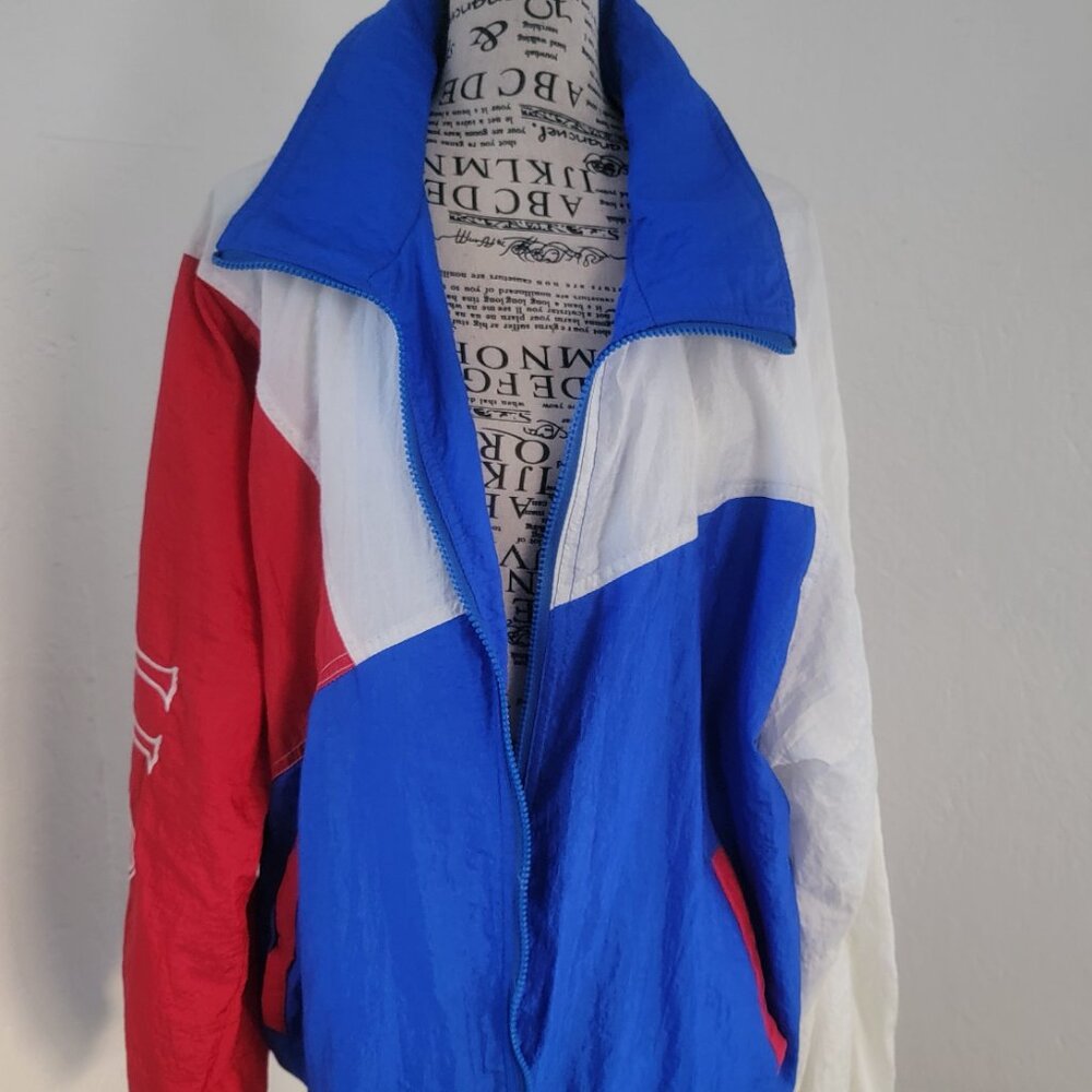 Vintage Avon Patriotic Windbreaker Large